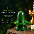 Emerald Marakata Shiva Lingam