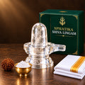 Pure Crystal Sphatika Shiva Lingam